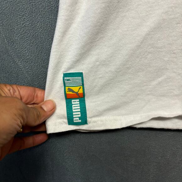 Puma The Marathon Clothing Shirt Hustle Rap Graphic Logo Athletic Men Large - Picture 8 of 9